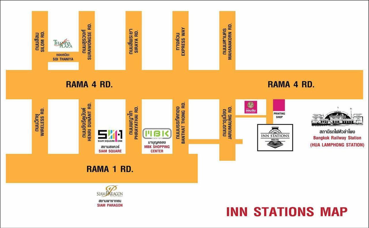 Inn Stations Hostel Bangkok Exterior foto